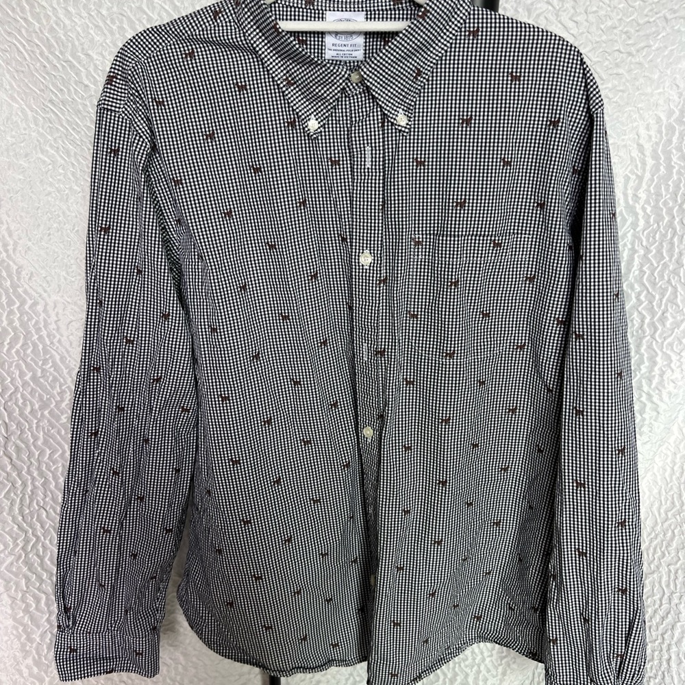 Men's Puppy Dog Button Down Shirt